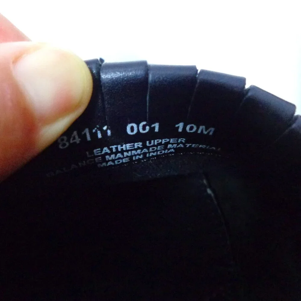 Nunn Bush Mens Black Woven Leather Penney Loafers‎ Tassels Style 84111 Size 10M